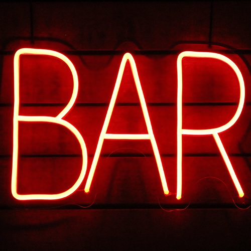 Bar neon sign hire Brisbane
