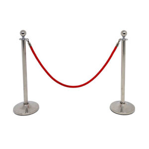 Chrome bollard and rope hire Brisbane