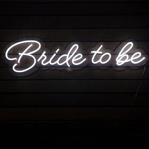 Bride To Be neon sign hire Brisbane