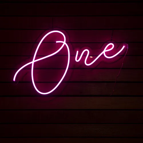 One neon sign hire Brisbane