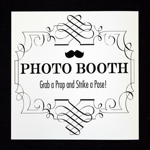 Photo booth sign Brisbane