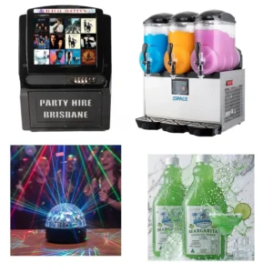 Package 3 Hire Brisbane - jukebox, cocktail machine, laser light and cocktail mix