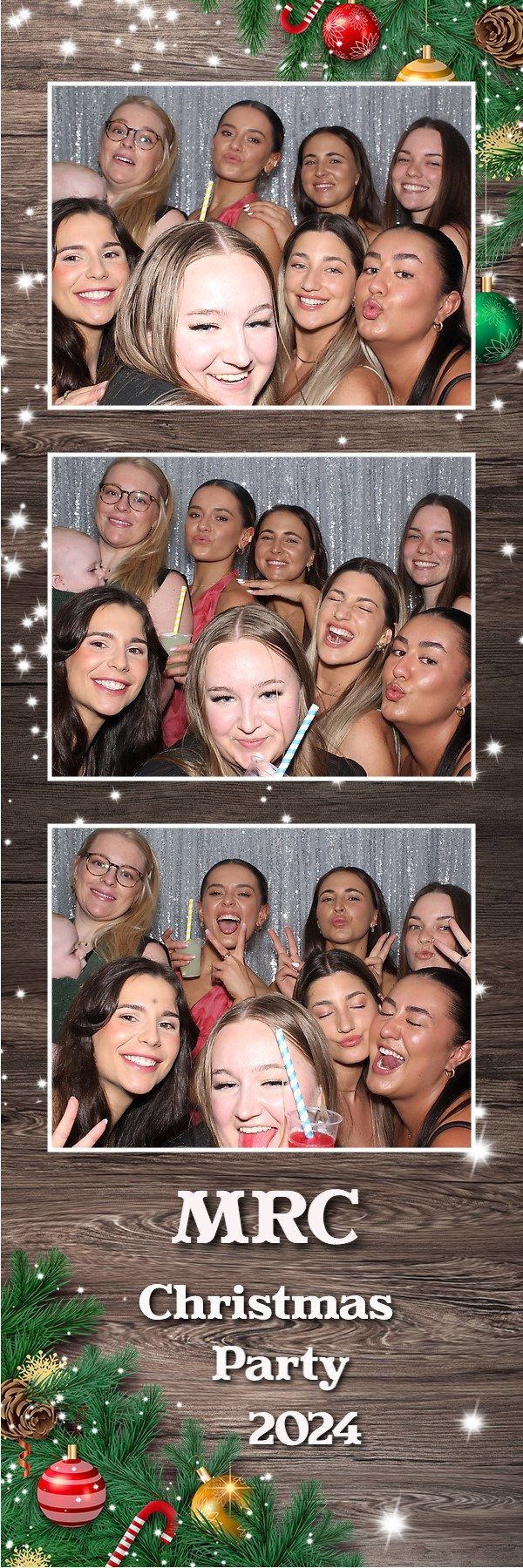 MRC Christmas party Custom photo booth print template for MRC Christmas party